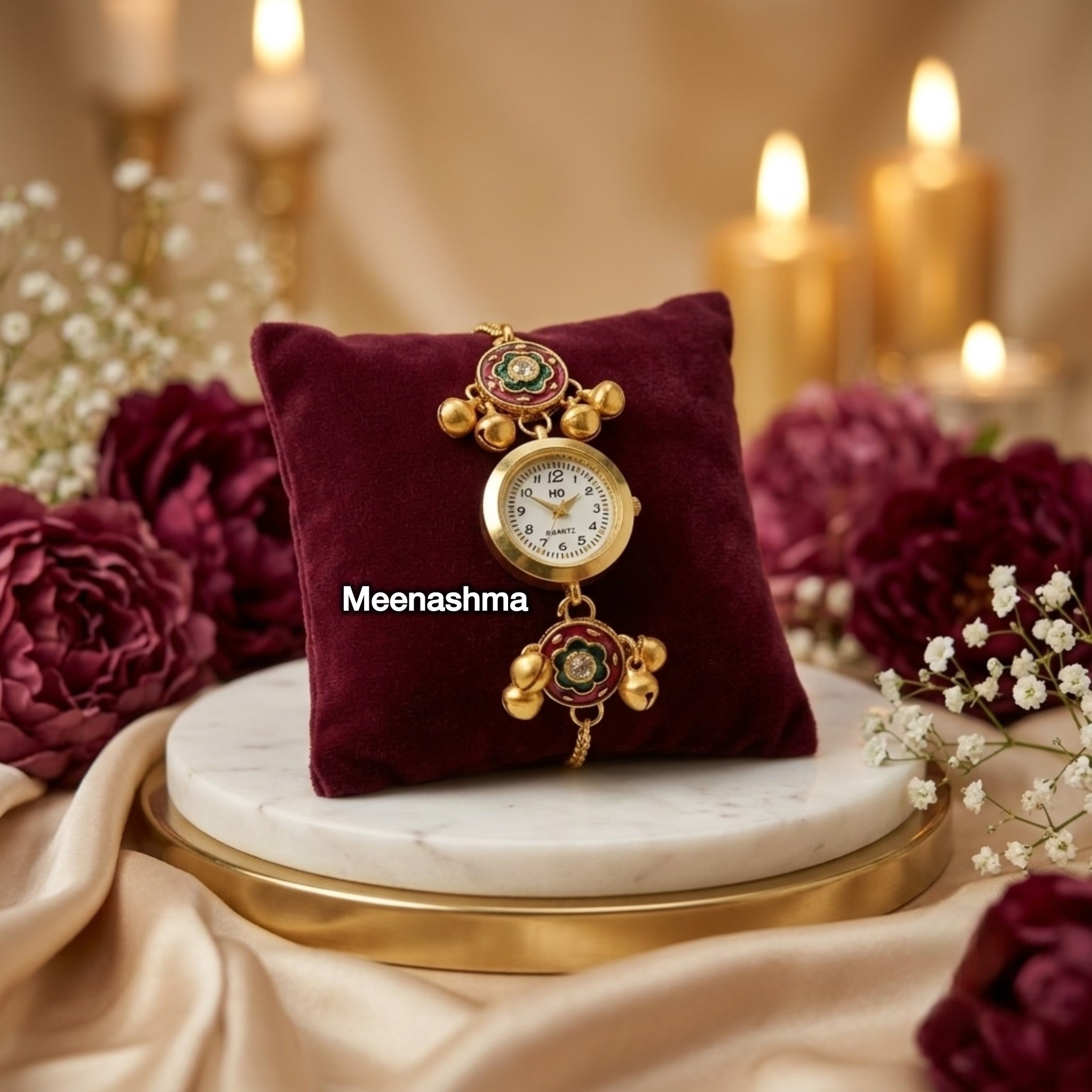 Rubaab Kashmiri Heritage Bracelet Watch for Women