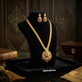 Shahi Noor One Gram Gold Long Haram Set