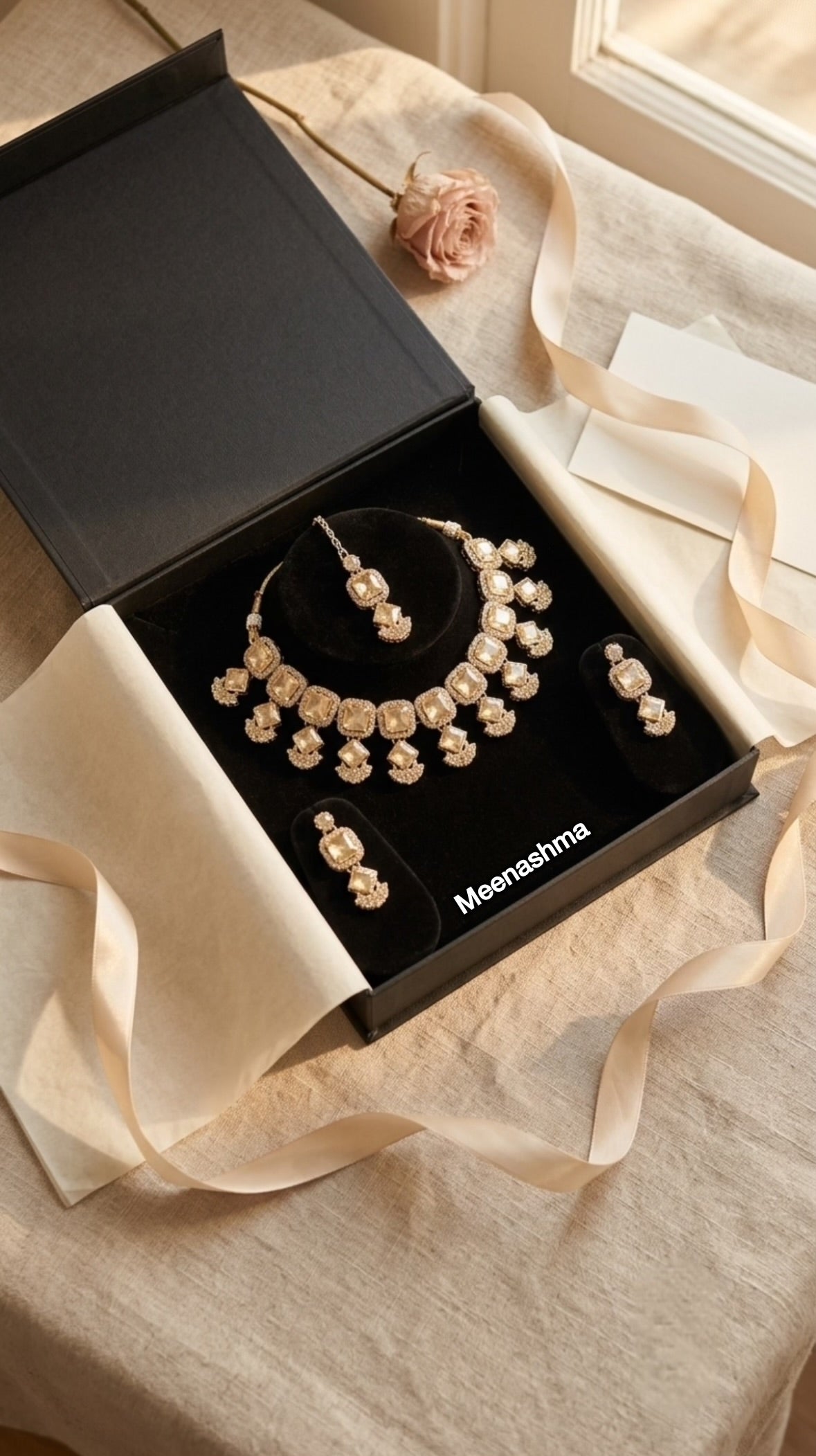 Noor Royale Gold Plated Necklace Set for Women