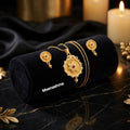 Meenashma Suryalekha Royale Micro Gold Plated Pendant Set for Women