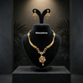 Premium One Gram Gold Necklace Set with Earrings for Women