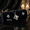 Meenashma SnowFlora Royale American Diamond Pendant Set for Women