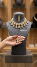 Noor Royale Gold Plated Necklace Set for Women
