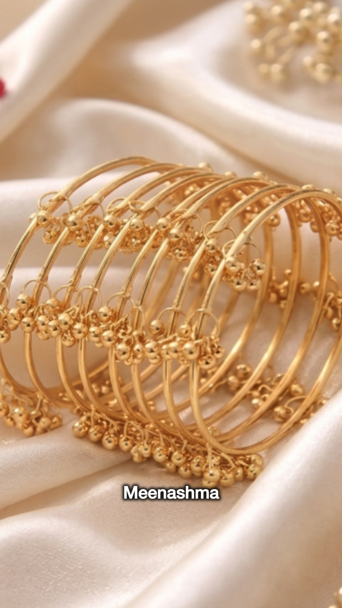 Kashmiri Gold Plated Bangles for Women – Pack of 8